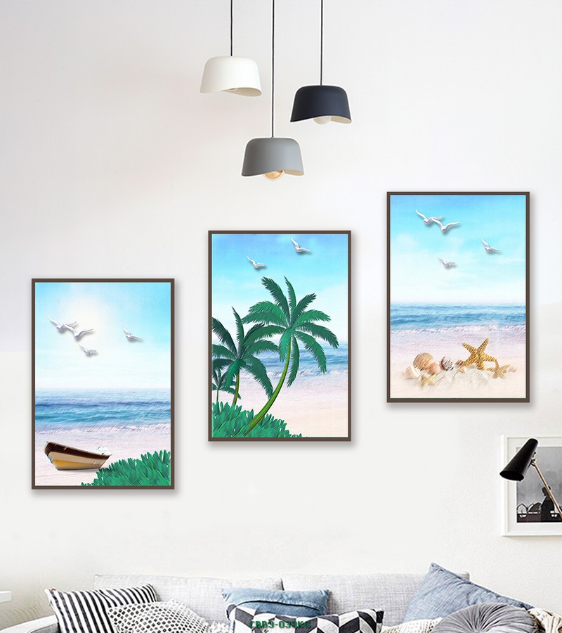 Thuyền - biển - dừa-ốc biển CBB3-033KG